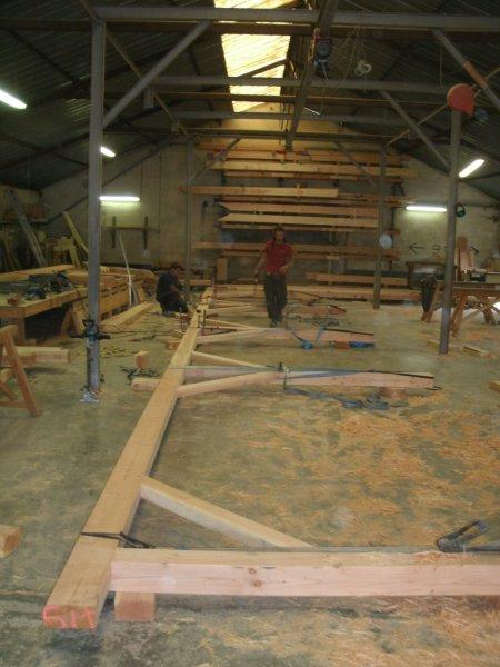 Réalisation d'un préau pour le Camping à la ferme (79)